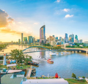 Brisbane city view - information night mobile image