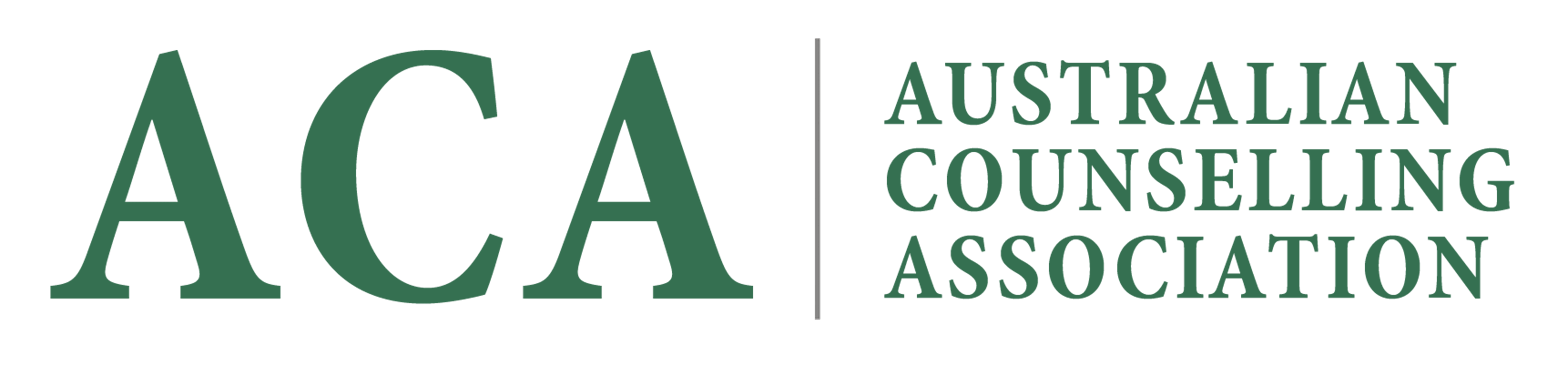 Australian Counselling Association logo green